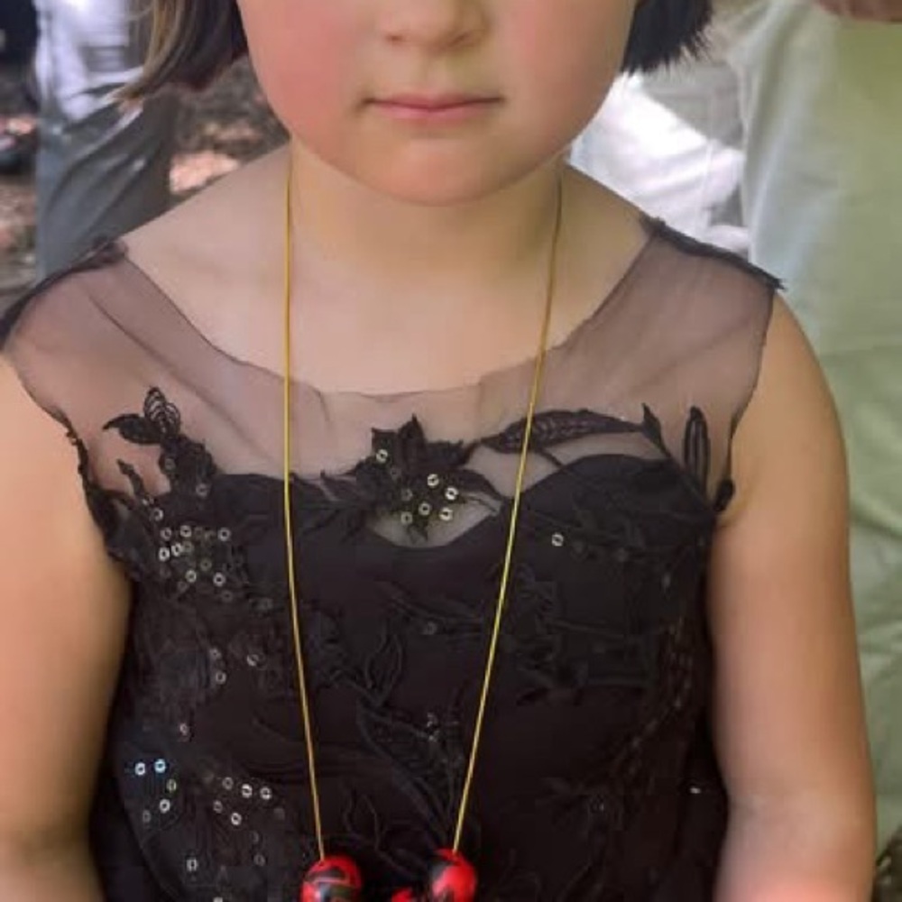 Black flower girl dress size 5 - Picture 7 of 7